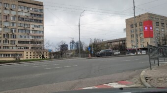 Driving in Kyiv Fortress