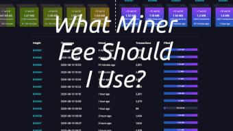 What Miner Fee Should I Use?