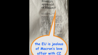 FInancial Times Crypto June 28th.  Macron loves CZ, whilst France whinges!! Crypto bonds are boring too!  AND THE B_TCH IS BACK BABY!!! YAYY!!!!!