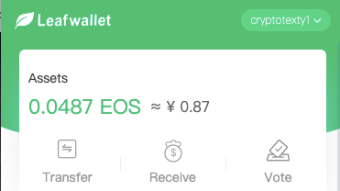 LeafWallet - EOS built into your browser