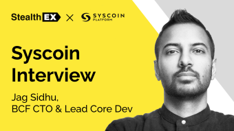 StealthEX Interview With Jag Sidhu, Syscoin BCF CTO & Lead Core Dev