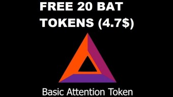 Win 20 BAT tokens worth 4.7$ for FREE!