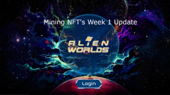 Alien Worlds Week 1 Update