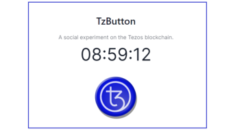 TzButton: A social experiment on the Tezos blockchain
