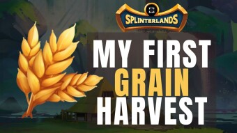 Splinterlands Lands -> Grain | I Harvested My First Grain Harvest from Land