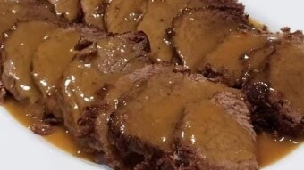 Foodbook #1074 meat with mustard and honey