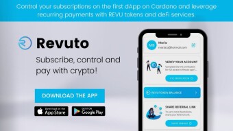 Revuto App Is Finally Here!, You Can Still Get In On The second Phase Of Early Rewards! - The Subscription dApp On Cardano (ADA) Blockchain
