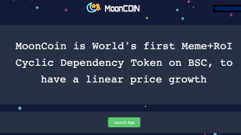 MoonCoin has launched 300% ROI on BNB!