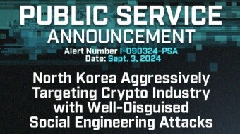 FBI Warns of North Korea Attacks Against the Crypto Industry