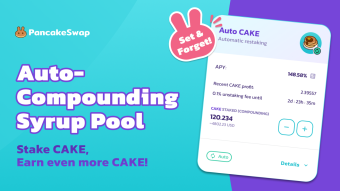 PancakeSwap launches new auto-compounding pool with a twist!