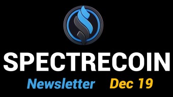 Spectrecoin - December 2019 newsletter