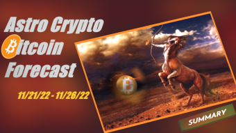 Astro Crypto: Bitcoin SUMMARY Forecast Analysis using Astrology 11/21/22 - 11/26/22