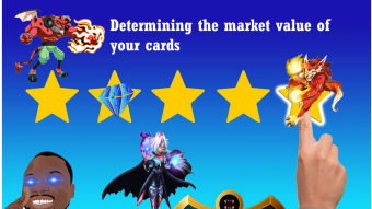 What determines the market value of a Splinterlands card?