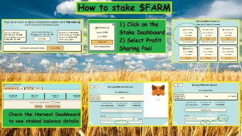 Bring your FARM in the barn! Crop Spotter Guide on how to stake $FARM