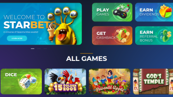 Star Bets Casino - Gamble To Earn Tokens - Tokens Pay Daily Bitcoin Dividends