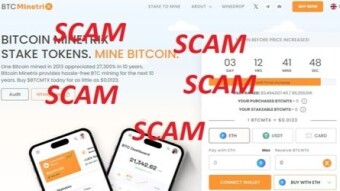 Bitcoin Minetrix SCAM Red&nbsp;Flags