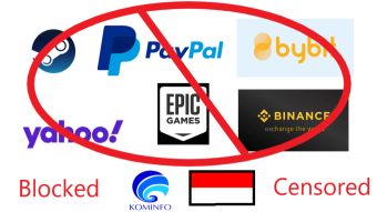 Indonesia Blocked Yahoo PayPal Steam Website and What Can Citizens Do