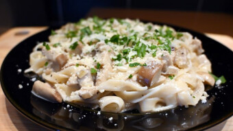 I love them so much that I eat them - tagliatelle with boletus