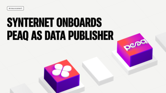SYNTERNET ONBOARDS PEAQ AS DATA PUBLISHER: REAL-TIME DATA FOR DEPIN BUILDERS