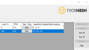 Start nicehash 2019