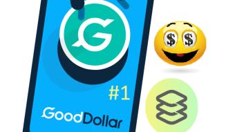 (FR)[GoodDollar] # 1 (RÉSUMÉ) - Obtenez 50 G $ gratuitement et découvrez un revenu passif quotidien!