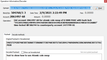 Atomic swap on Pascal blockchain: How to perform secure ‘time-bound’ swaps.