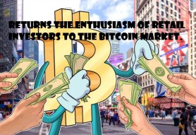 Returns the enthusiasm of retail investors to the bitcoin market.