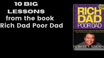 10 big lessons from the book Rich Dad Poor Dad that can help you achieve financial freedom.