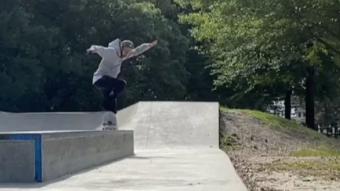 Nose Manny at the park! - My first video upload, I think?!