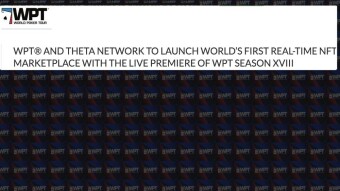 World Poker Tour will premier along with it’s NFT market launch on Theta Network