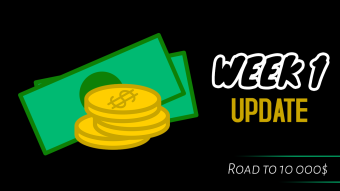 Road to 10k$ - Week 1 Update