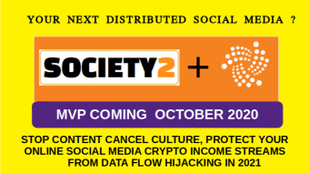 Protecting Distributed Social Media 2.0 Revenue from the WAN Boogey Man : SOCIETY2+ IOTA & MORE