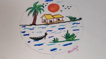 Domes color art
