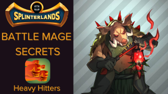 Splinterlands Weekly Challenge Battle BATTLE MAGE SECRETS! Heavy Hitters with Immortalis