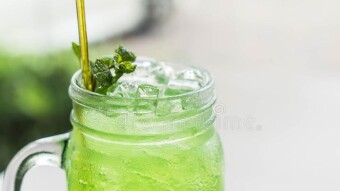 Soda con Manzana Verde para el Abuelo