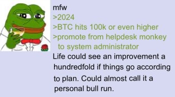 How Will You React When Bitcoin Hits $100K? | 4chan greentext