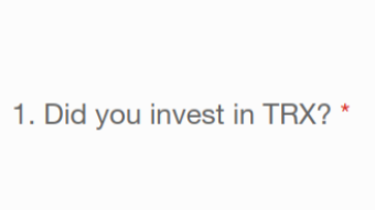 POLL: Did you buy TRON?