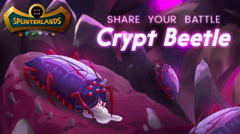 Splinterlands Crypt Beetle Battle Challenge - This bug survived a nuclear bomb