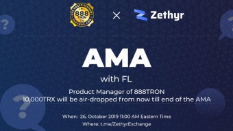 Zethyr Exchange AMA with Ruslan, CEO of 888TRON