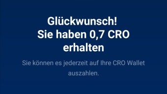 CRYPTO.COM Box erhalten