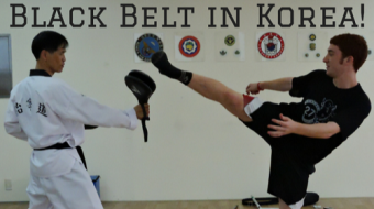 Taekwondo Training to get a Black Belt in Korea