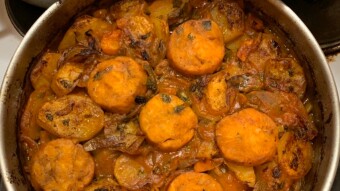 Foodbook #209 Cod Fillets in an Aromatic Red Sauce with recipe