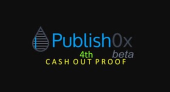 My 4th Cash Out Here On Publish0x: 7431 HYDRO = $10.50