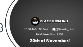 Join the AMA of Satoshi Club x Black Shiba Inu. Rewards: 500 USDT, November 20th.