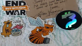 First P2P Transaction: Bitcoin for Stickers