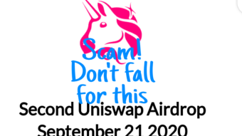 UNI Second Round Airdrop Scam?