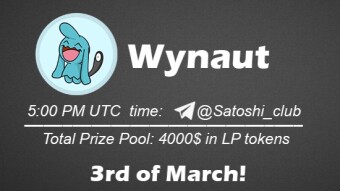 AMA Satoshi Club x Wynaut, March 3rd