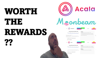 What are the Polkadot Parachains Acala & Moonbeam REWARDS worth?
