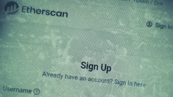 Etherscan - Why you should create a user