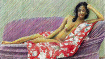 Woman in a Red Kimono – 10-11-22